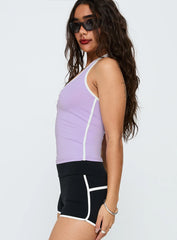 Say It First Halter Top Lilac