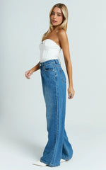 Sweetheart Paneled White Bodysuit